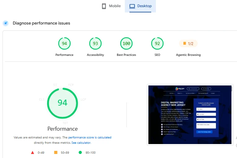 desktop performance